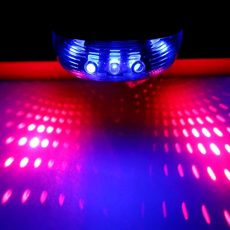 High-Visibility Bicycle LED Tail Light with Dual Laser and Waterproof Design for Enhanced Safety.