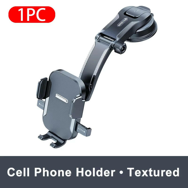 Car Dashboard Phone Bracket Universal Auto Cellphone Stand for GPS Navigation Universal Desk Windshield Hanging Holder.