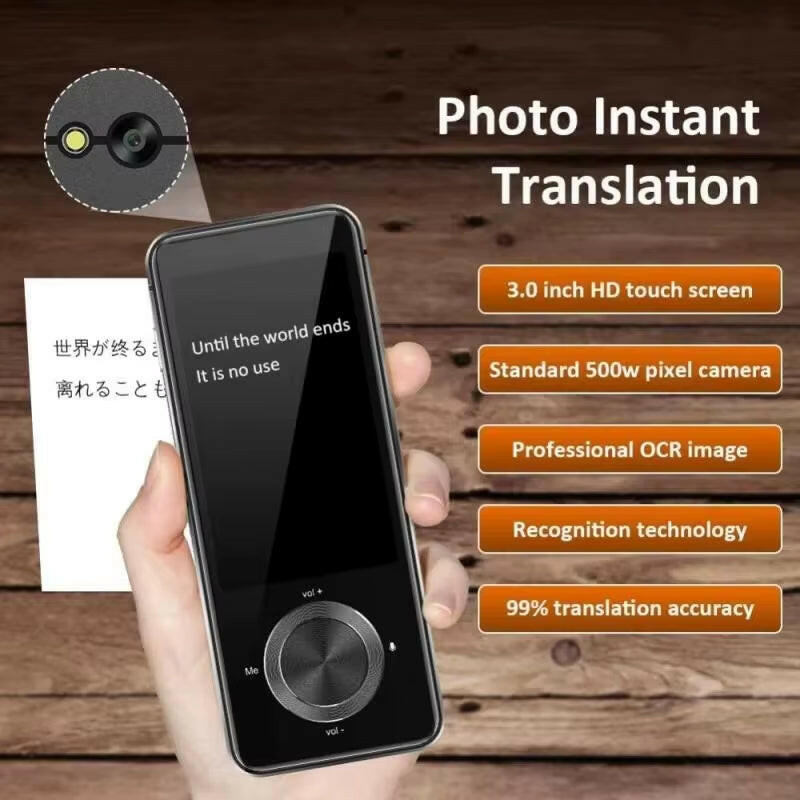 2025 Enhanced M9 Instant Voice Translator - Portable Real-Time Language Translator Supporting 16 Offline Languages.