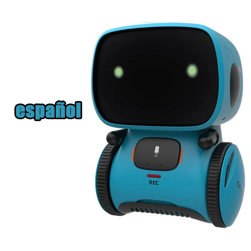Interactive Voice-Controlled Smart Robot for Kids - Dance, Play Music, and Engage with Touch Commands - Perfect Birthday Gift for Ages 6-12.