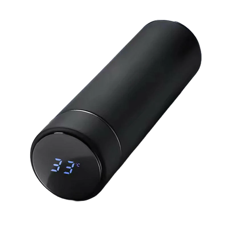 Digital Thermal Water Bottle 500mL | Leakproof Stainless Steel Vacuum Flask for Coffee, Milk & More!.