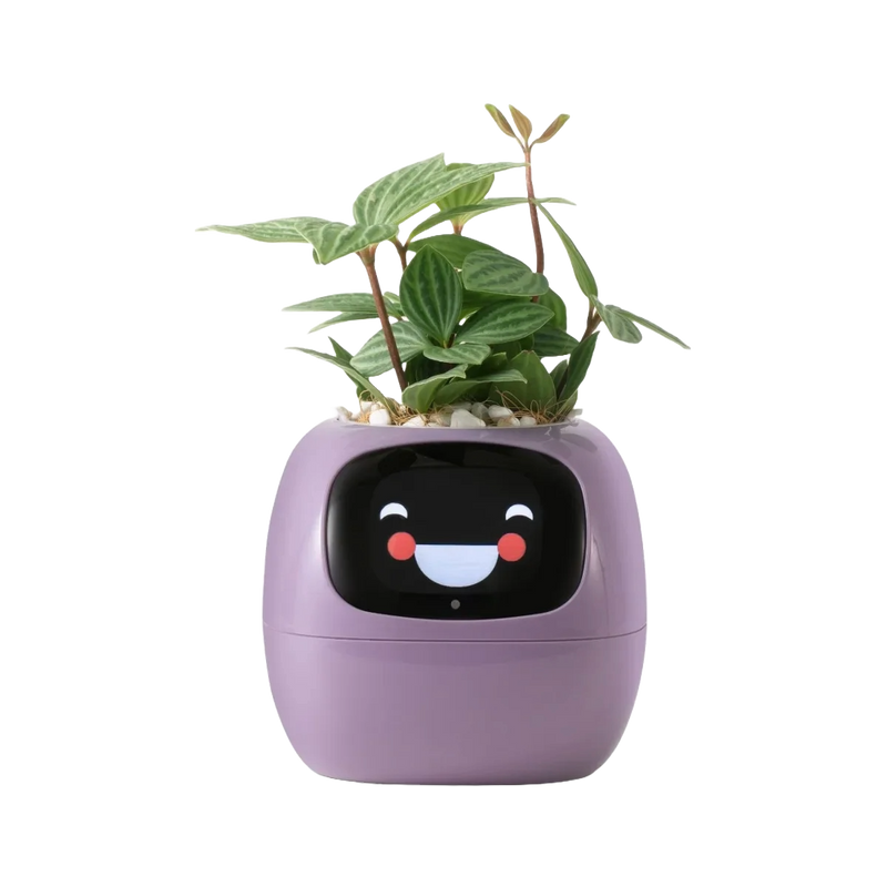 Tuya Ivy Smart Planter: A Revolutionary Companion for Effortless Plant Care with 49+ Expressions and 7 Smart Sensors.