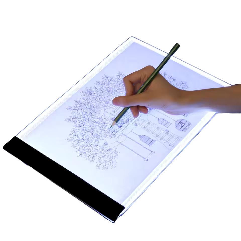 Dimmable LED Drawing and Copy Pad Board for Children - A3/A4/A5 Sizes, Educational Creative Gift for Kids.