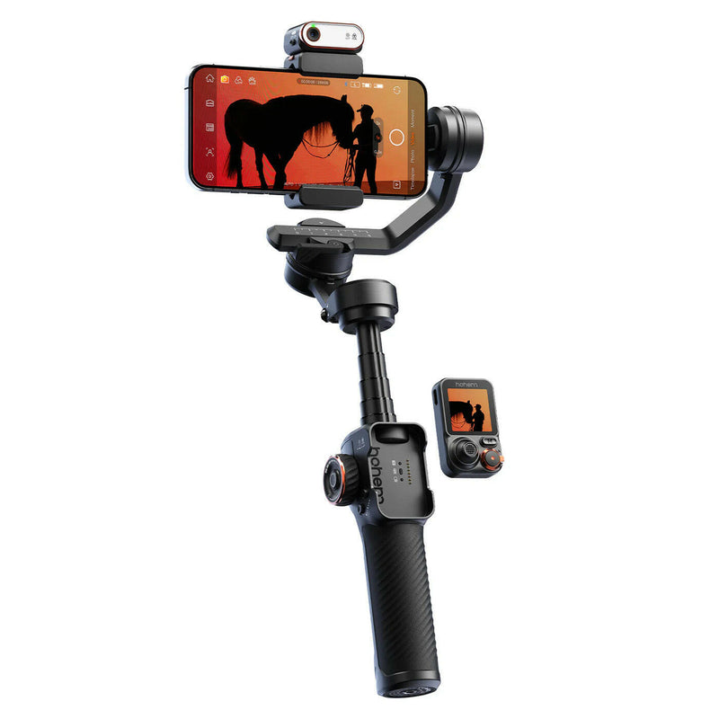 Hohem M7 iSteady 3-Axis Smartphone Gimbal Stabilizer with Integrated Selfie Stick for Enhanced Mobile Videography.
