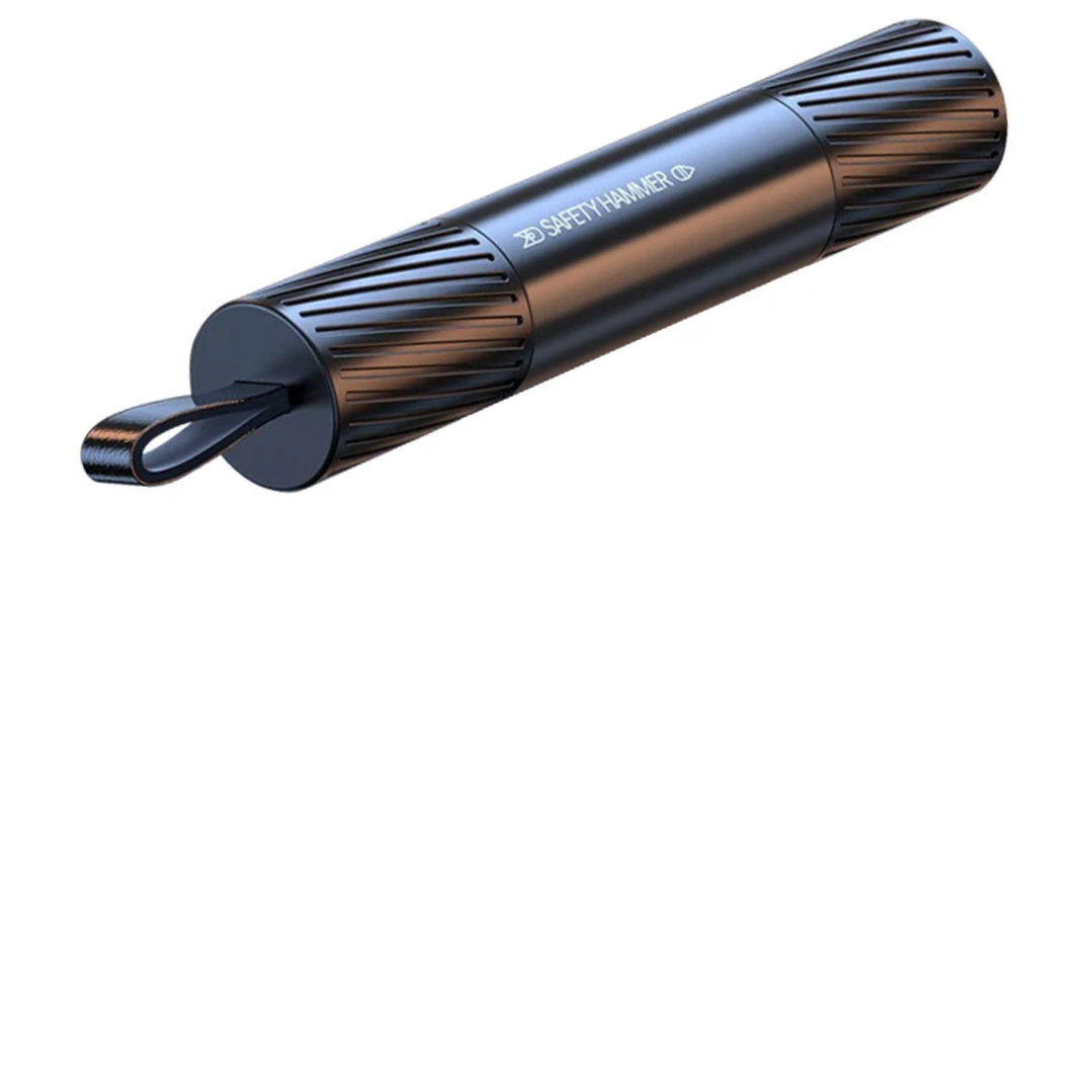 Emergency Rescue Tool: Essential 2-in-1 Car Glass Breaker and Seatbelt Cutter with Durable Tungsten Steel Hammer.