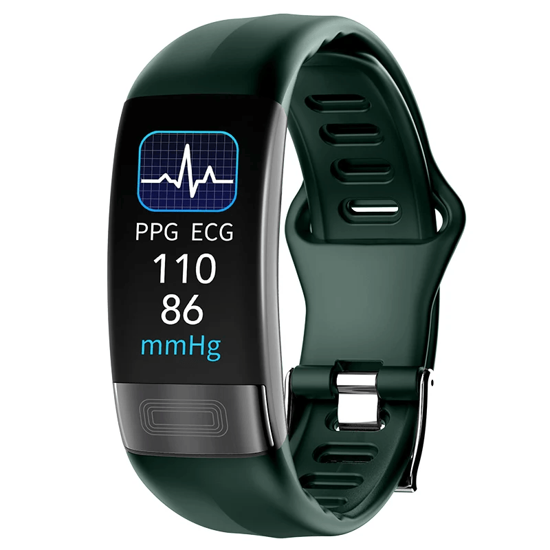 P11Plus Smart Health Fitness Tracker Wristband with ECG, PPG, Calorie, and Blood Pressure Monitoring