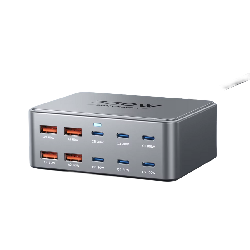 TOPZERO 330W USB-C GaN Multiport Charging Station