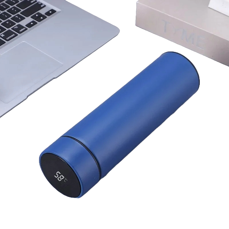 500ML Smart Temperature Control Thermos Bottle - Insulated Sports Water Cup for Car, Maintains Hot and Cold Beverages, Vacuum Flask