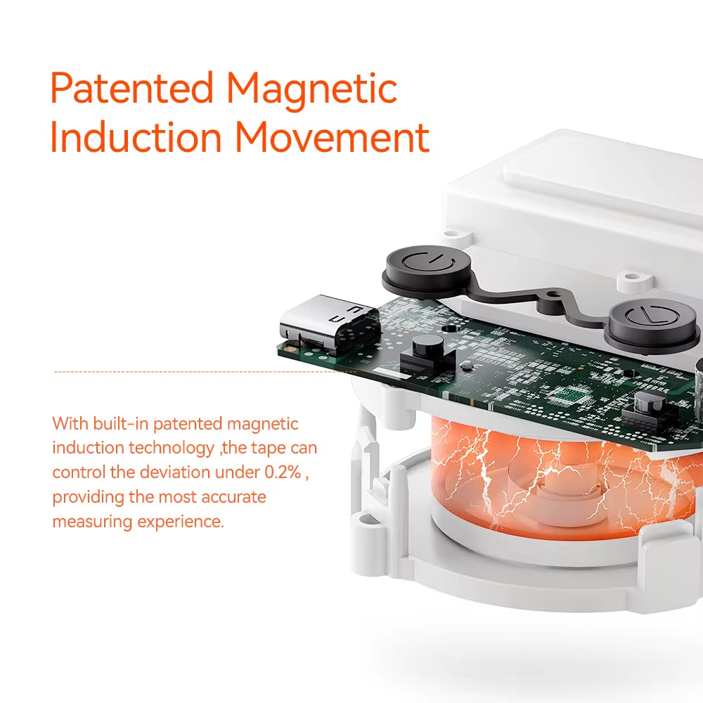 Revolutionize Your Fitness Journey with the Smart Body Measurement Tape 2024 - Dual Scale Soft Tape Measure for Accurate Body Measurements and Mobile App Tracking