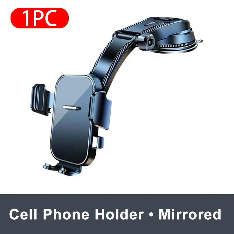 Car Dashboard Phone Bracket Universal Auto Cellphone Stand for GPS Navigation Universal Desk Windshield Hanging Holder.