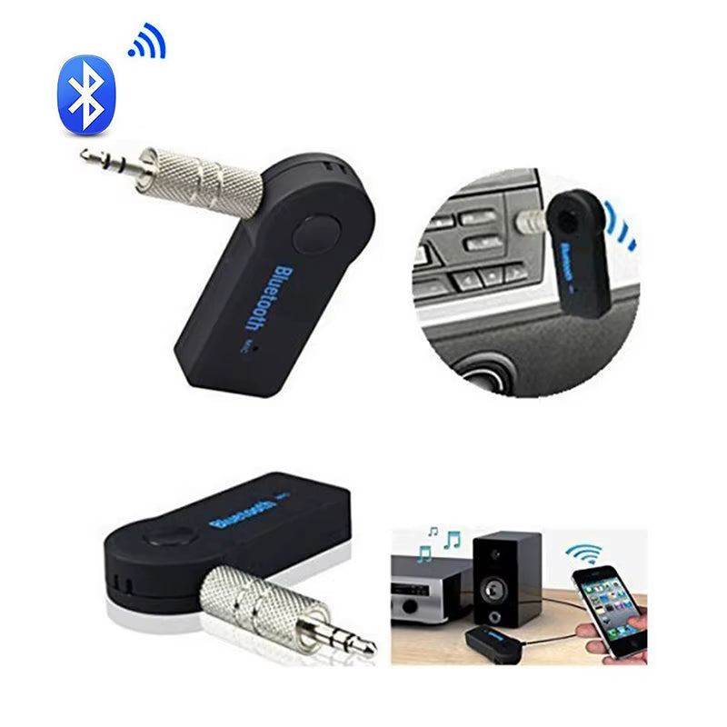 Transform Your Drive with the Wireless Bluetooth 5.0 Car Adapter - Ultimate 3.5MM AUX Receiver & Transmitter (Model BT350)