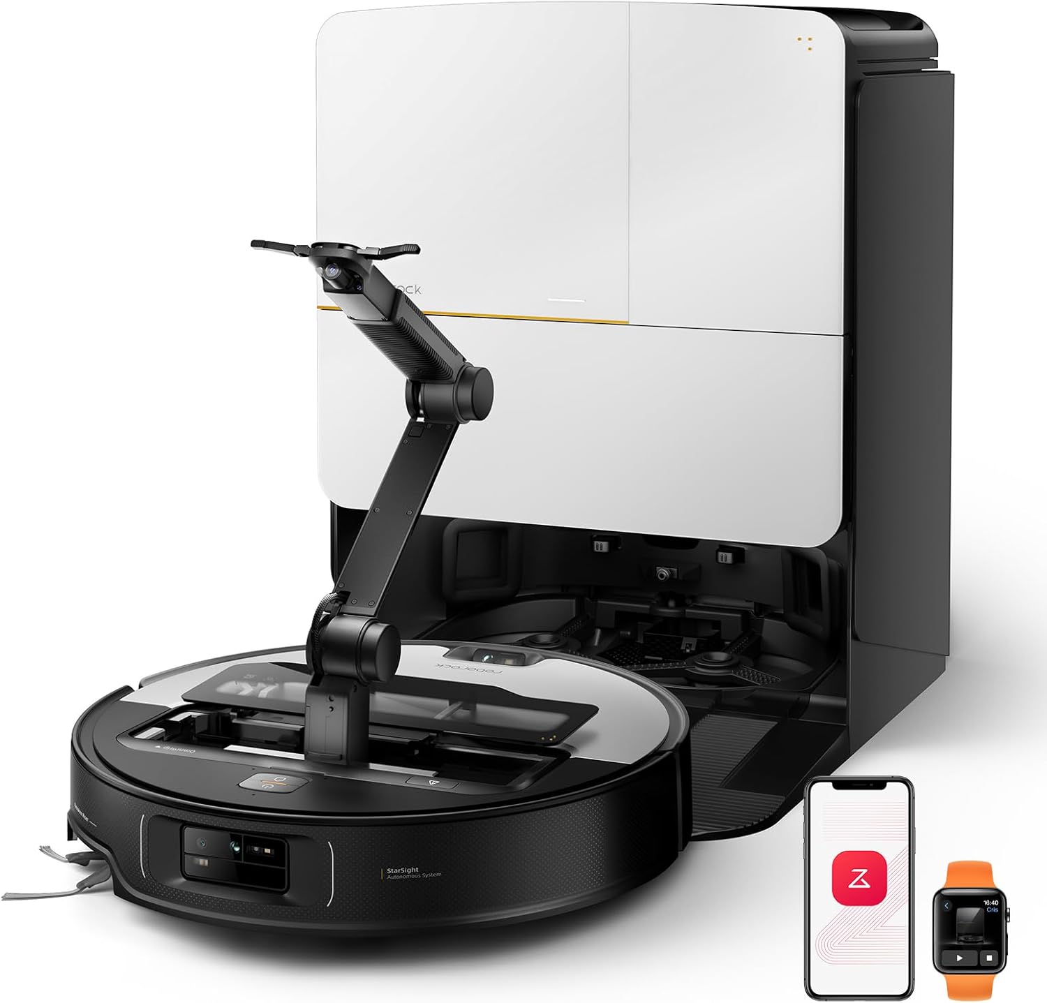 Roborock Saros Z70 AI-Powered Robot Vacuum and Mop.