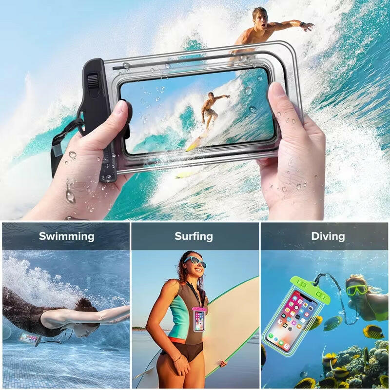 Universal Waterproof Phone Case - Submersible Protection Pouch.