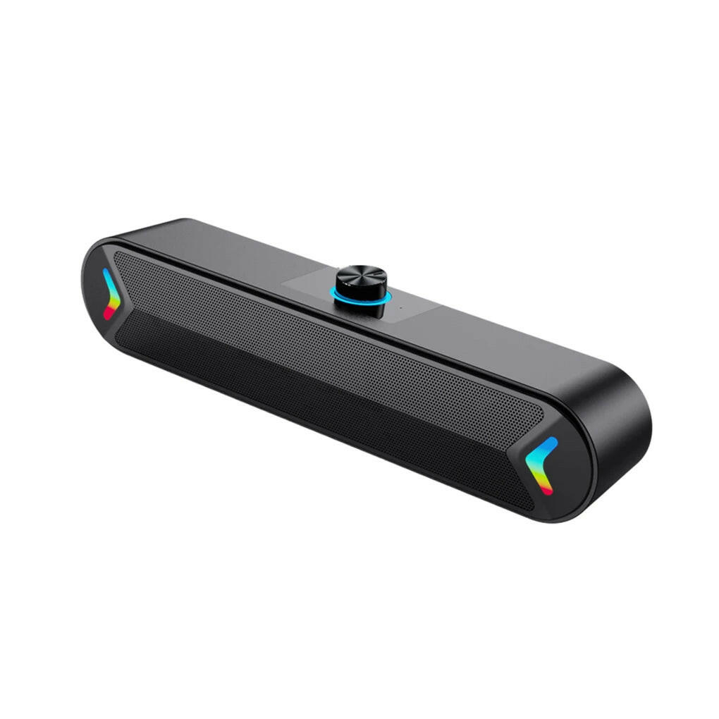 A39 Computer Speaker Surround Soundbar Speaker | 10W Wired Loudspeaker Stereo Subwoofer Sound Bar for Laptop PC Gamer.