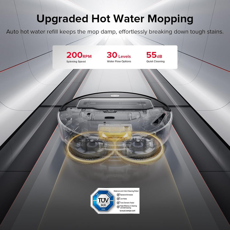 Roborock Saros Z70 AI-Powered Robot Vacuum and Mop.