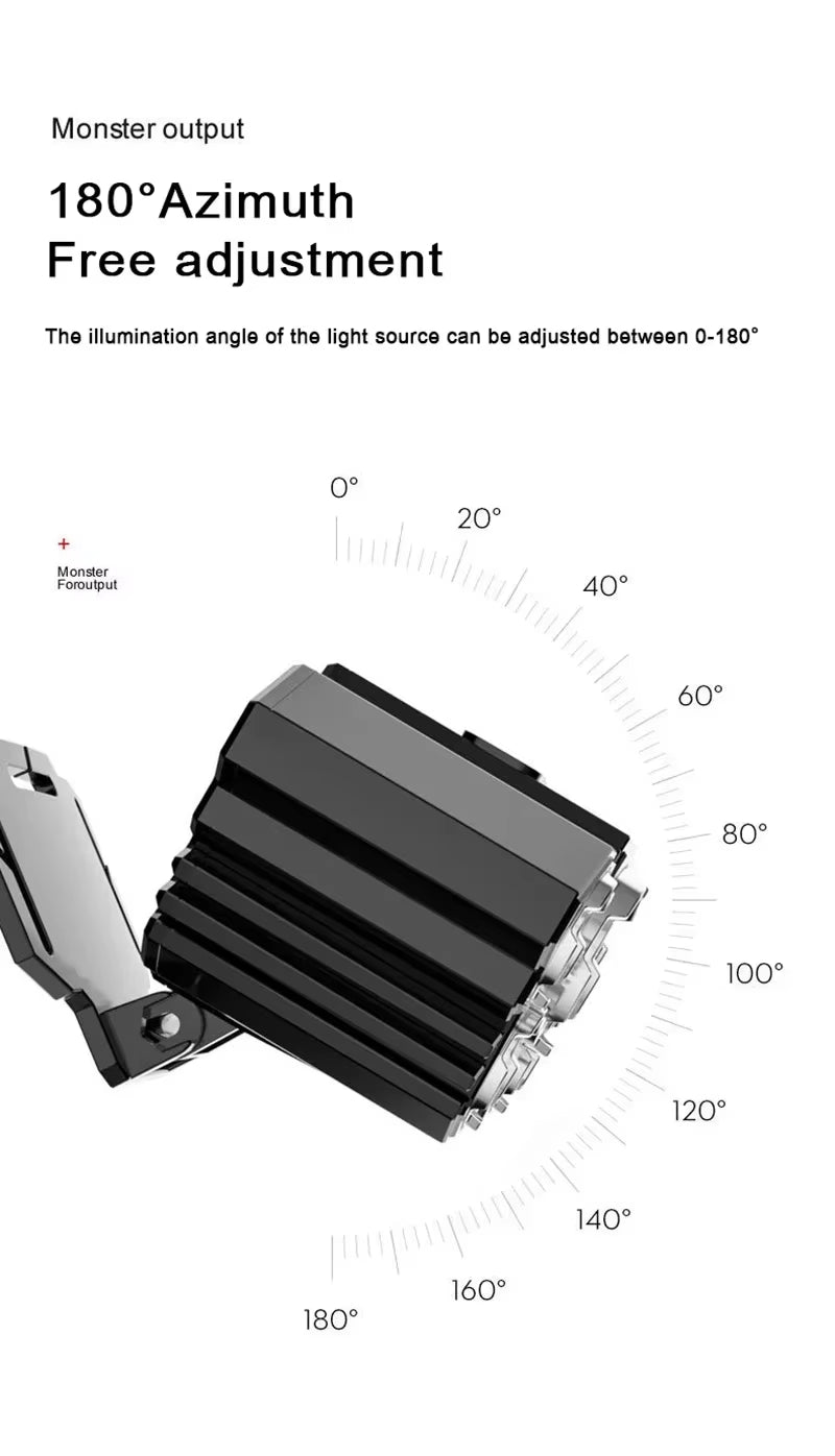 USB Rechargeable 5-LED Headlamp