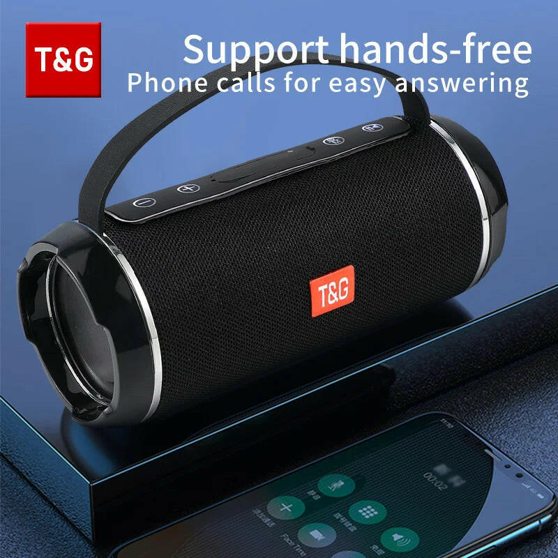 Wireless Bluetooth Speakers - TG116C - Portable Outdoor Subwoofer with Radio and Enhanced Sound Quality.