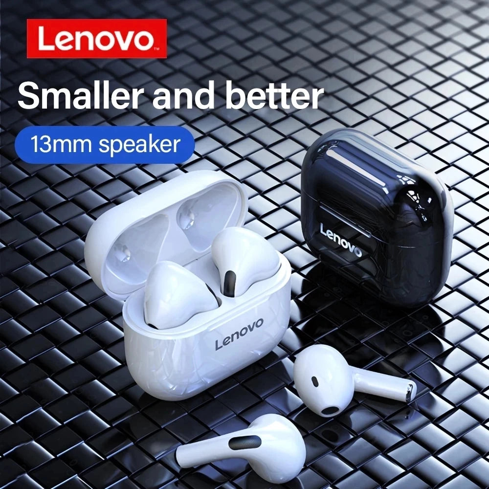 Lenovo LP40 Wireless Bluetooth Earbuds.