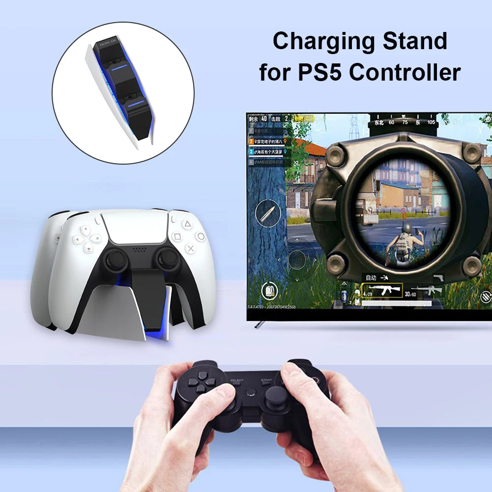 Battery Charger Dock for Sony PlayStation 5 