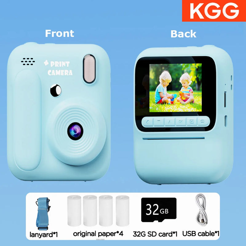 1080p Instant Camera with Color Printing