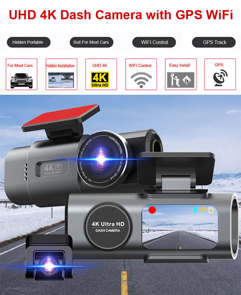 Acceo 4K UHD Dash Cam.