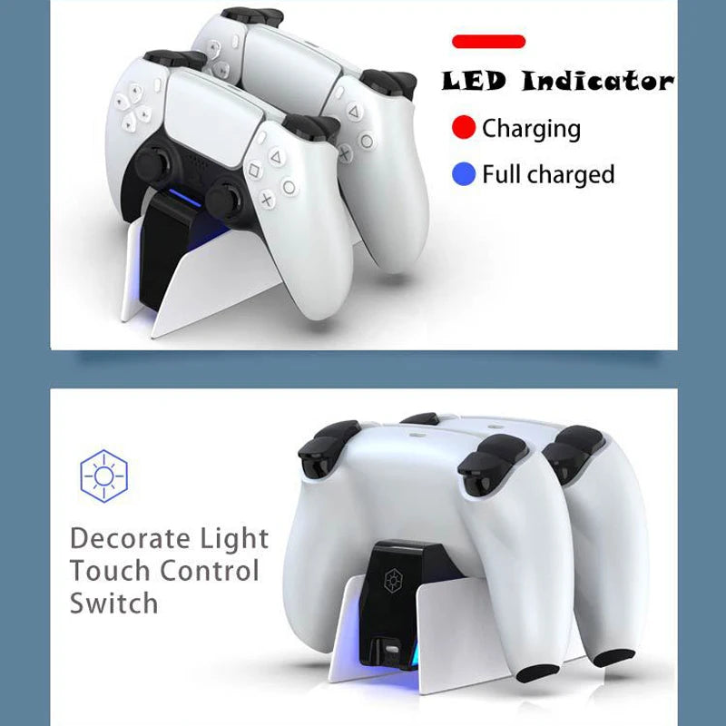 Battery Charger Dock for Sony PlayStation 5 