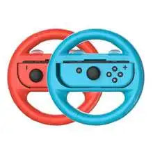 2-Pack Game Steering Wheel Controller Grip for Joy-Cons