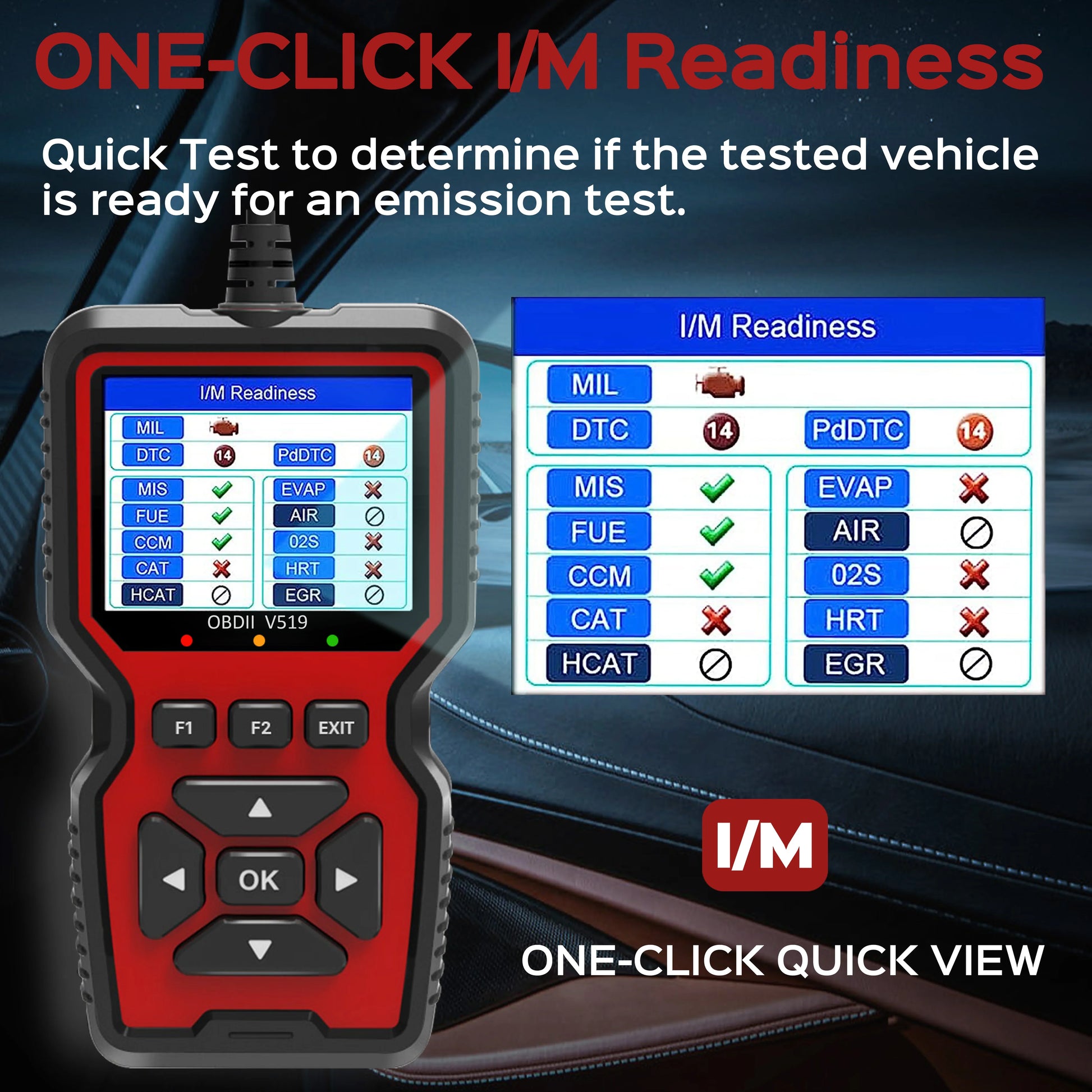 Professional OBD2 Scanner with Live Data for Comprehensive Vehicle Diagnostics and Check Engine Light Analysis.