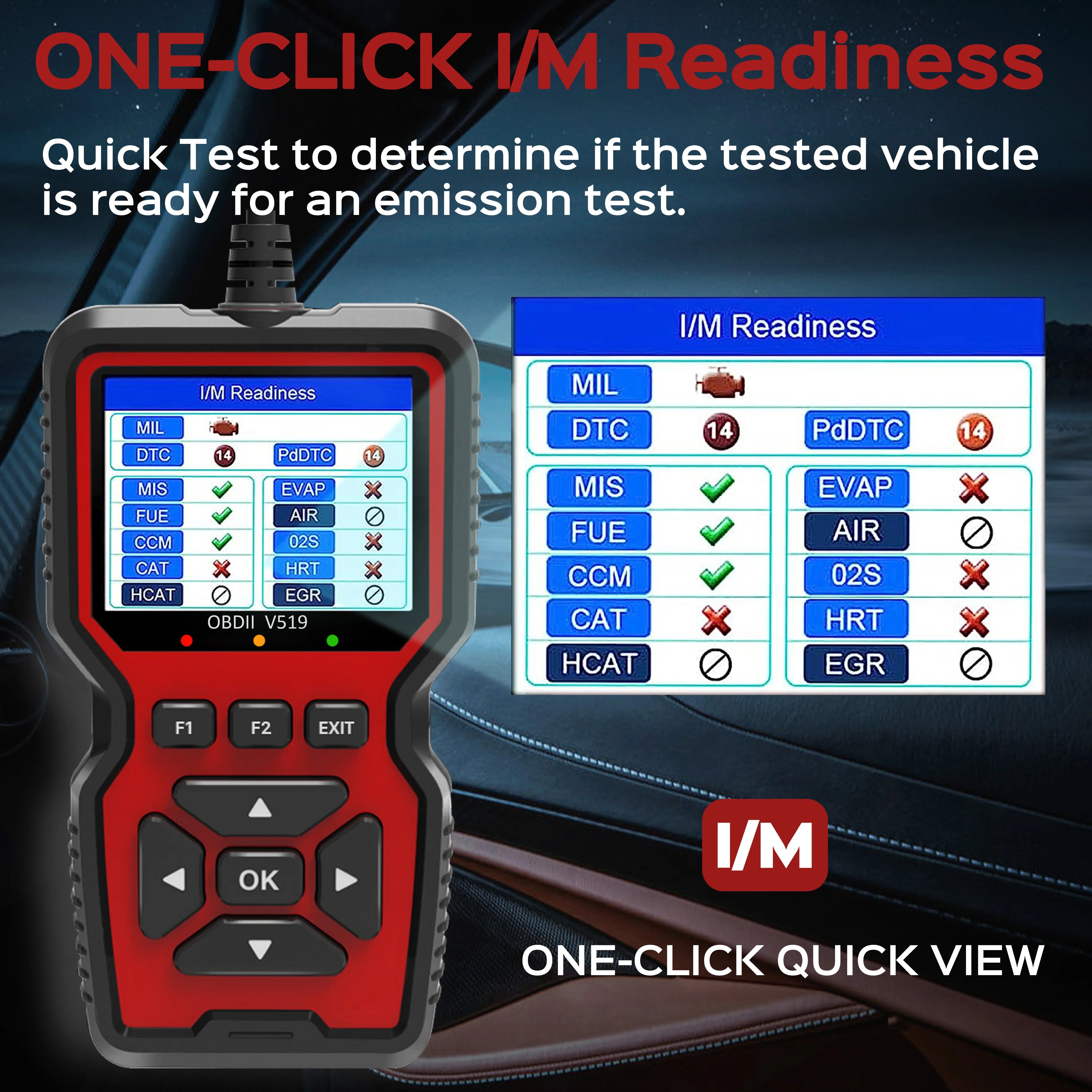 Professional OBD2 Scanner with Live Data for Comprehensive Vehicle Diagnostics and Check Engine Light Analysis.