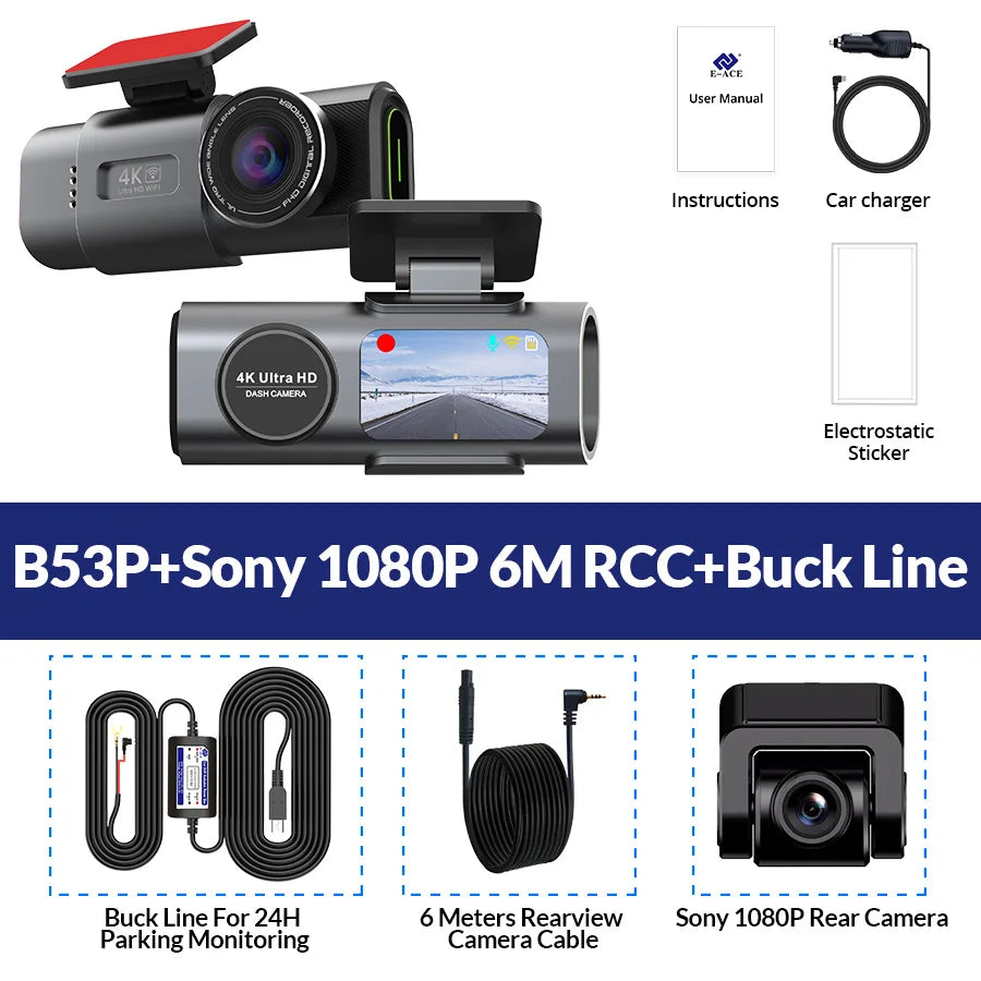 Acceo 4K UHD Dash Cam.