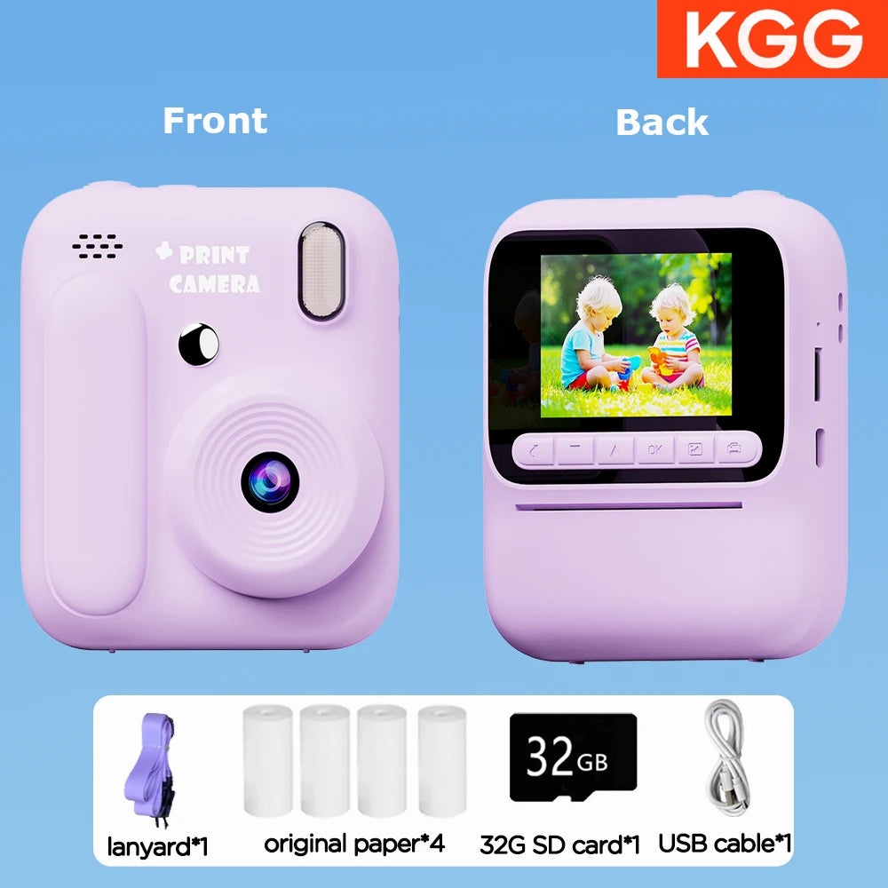 1080p Instant Camera with Color Printing