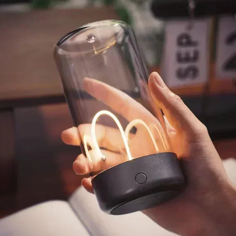 Portable Quantum Wire Ambient Magnetic Light with Type-C Charging and Eye Protection for Bedroom, Study, Camping, and Holiday Gifting