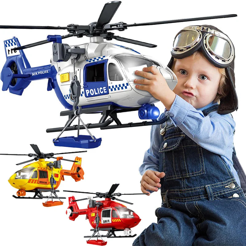LKCOMO Helicopter and Airplane Toy Set