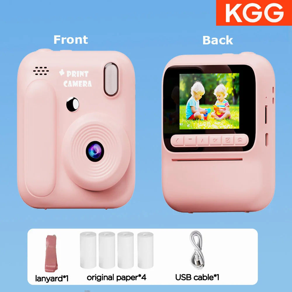 1080p Instant Camera with Color Printing