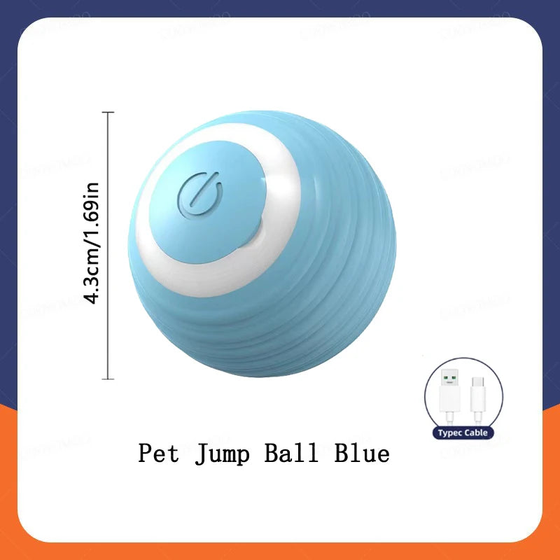 Automatic Interactive Smart Cat Toy - USB Rechargeable Rolling Ball and Mouse Car Teaser.
