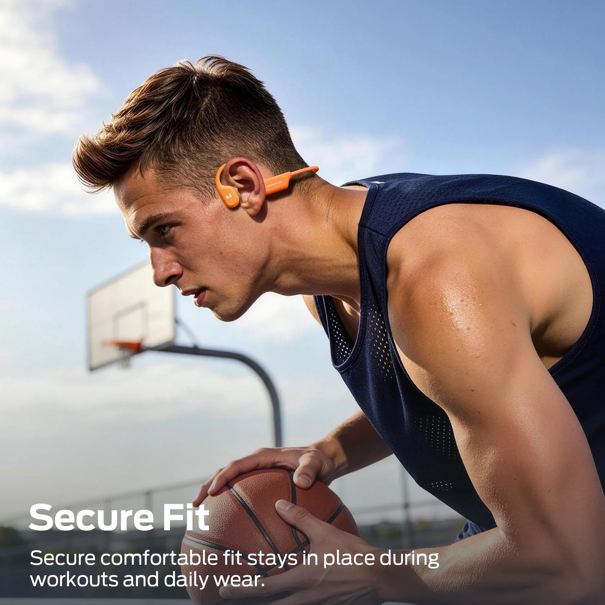 Monster BC300 Bone Conduction Bluetooth 6.0 Headphones