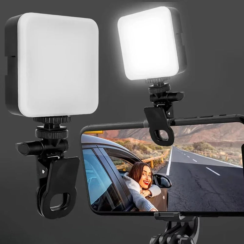 Portable LED Selfie Light for Mobile Devices and Laptops