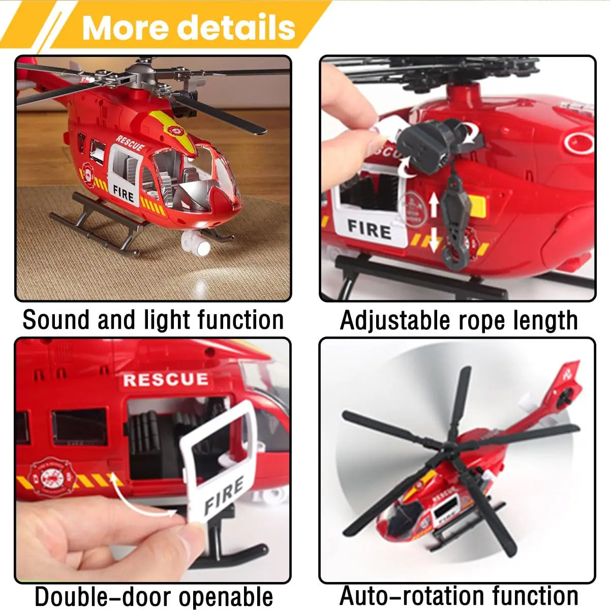 LKCOMO Helicopter and Airplane Toy Set