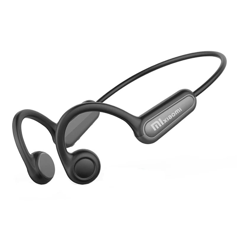 Mijia Bone Conduction Bluetooth 5.3 Sports Earphones - Waterproof Wireless Headset with Ear Hook for Running and Driving.