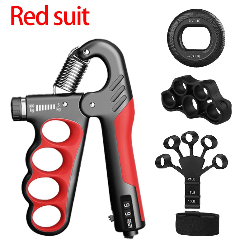 Premium Adjustable Grip Strengthener for Hand and Wrist - Enhance Muscle Recovery with 5-150Kg Resistance Levels.