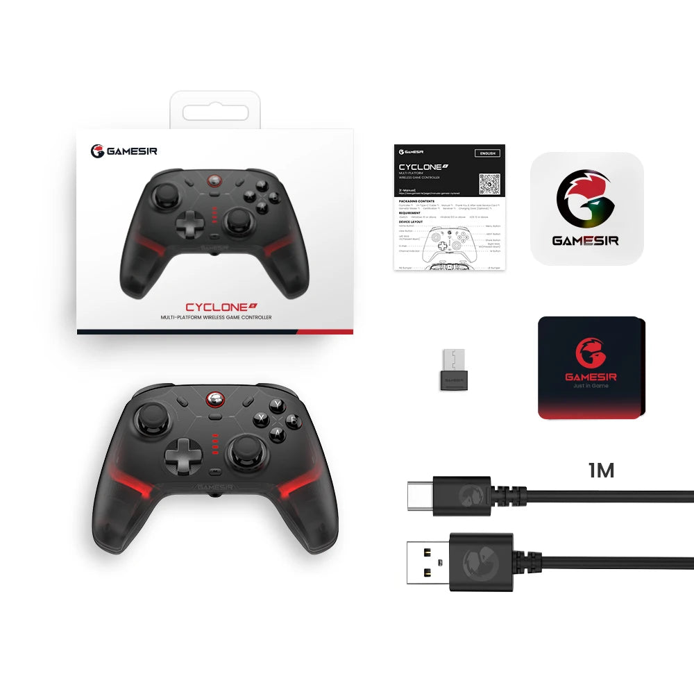 Gamesir Cyclone 2 Wireless Game Controller for Nintendo Switch 2, PC, iPhone, and Android