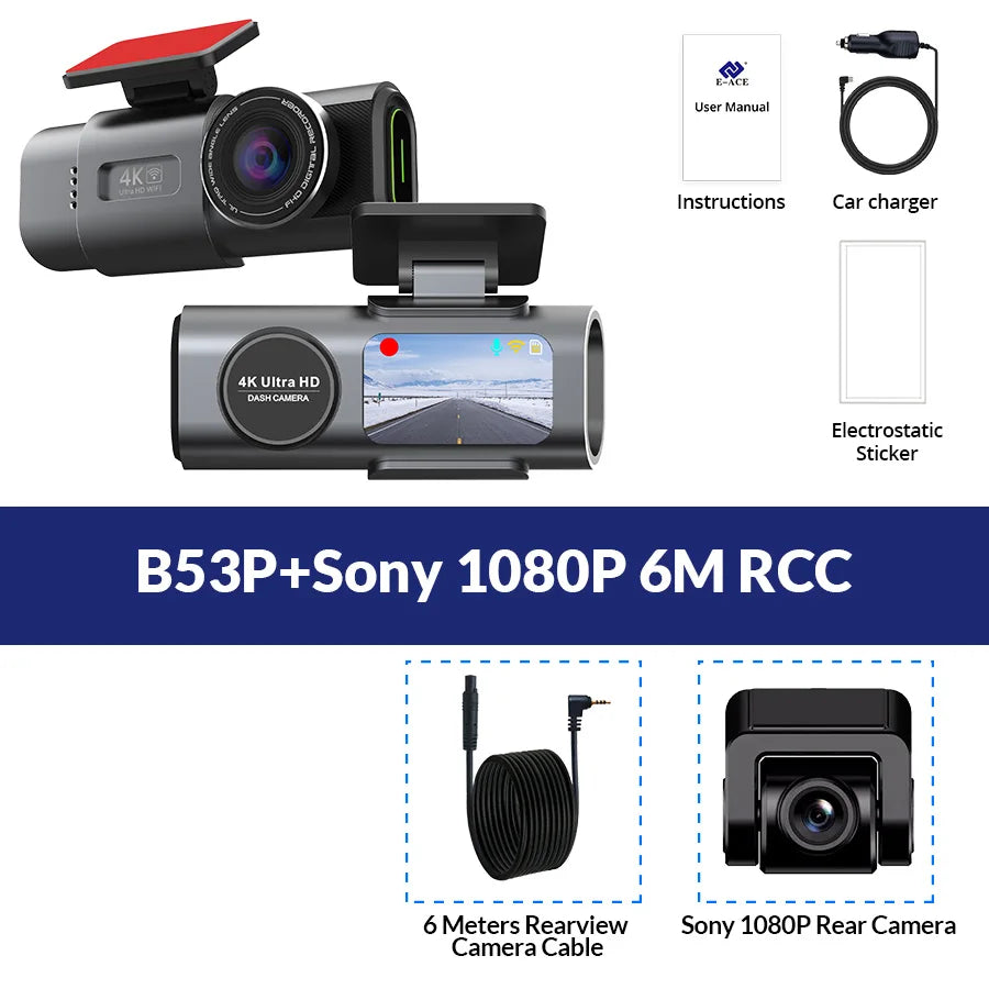 Acceo 4K UHD Dash Cam.