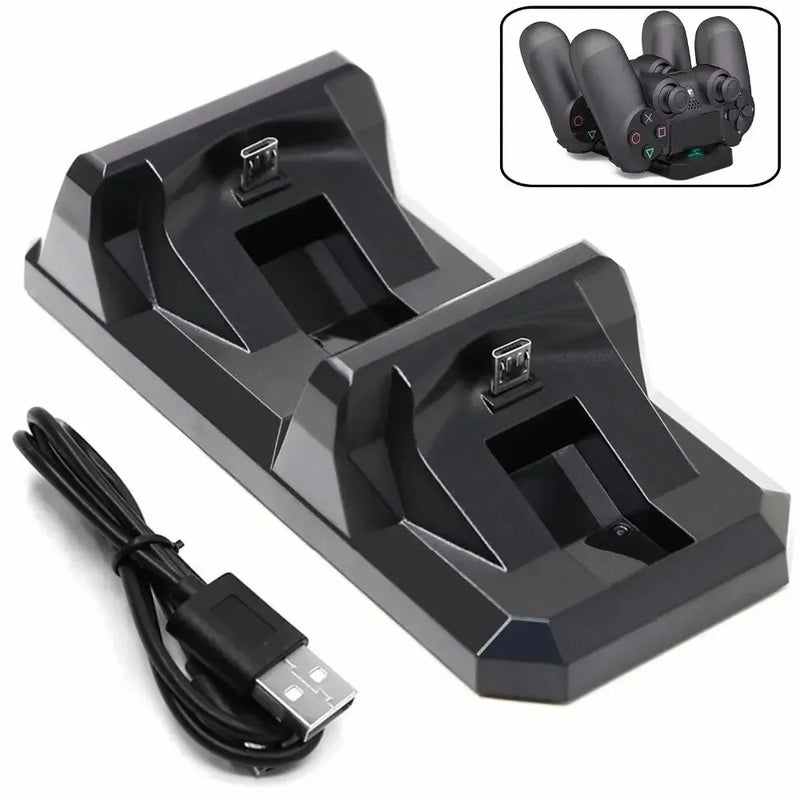 USB Dual Charging Dock for PS4 Controllers