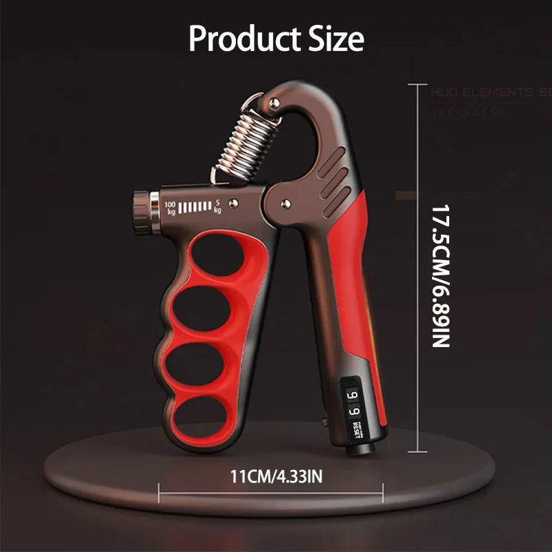 Premium Adjustable Grip Strengthener for Hand and Wrist - Enhance Muscle Recovery with 5-150Kg Resistance Levels.