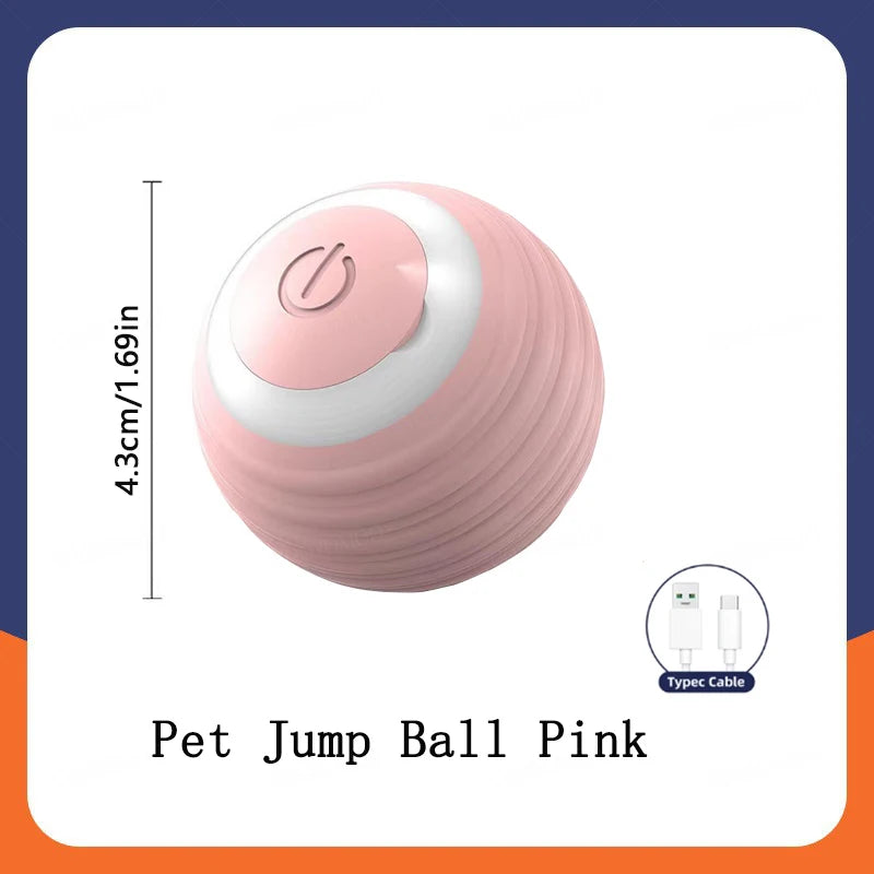 Automatic Interactive Smart Cat Toy - USB Rechargeable Rolling Ball and Mouse Car Teaser.