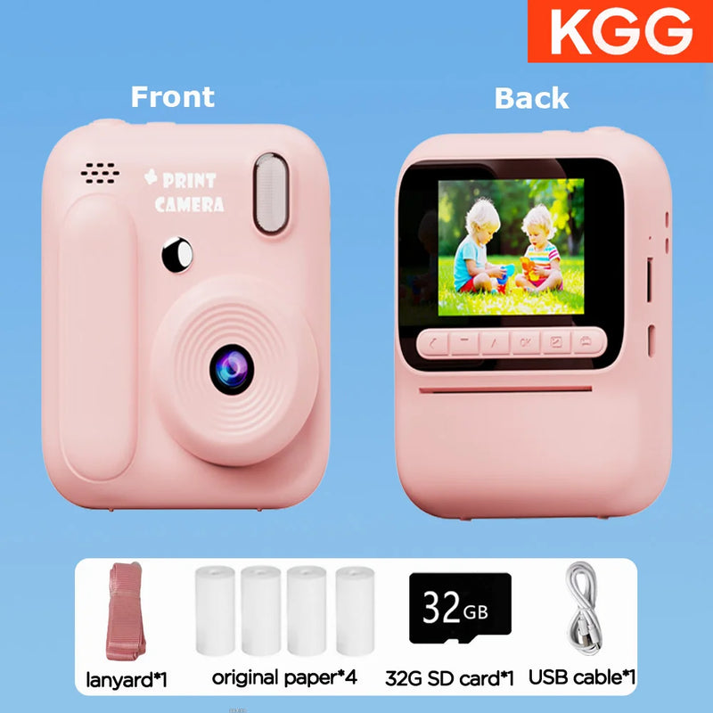 1080p Instant Camera with Color Printing