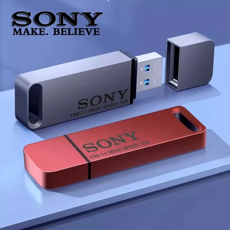 Sony 2TB USB 3.1 Type-C High-Speed Waterproof Flash Drive for Data Transfer between PC and Mobile Devices