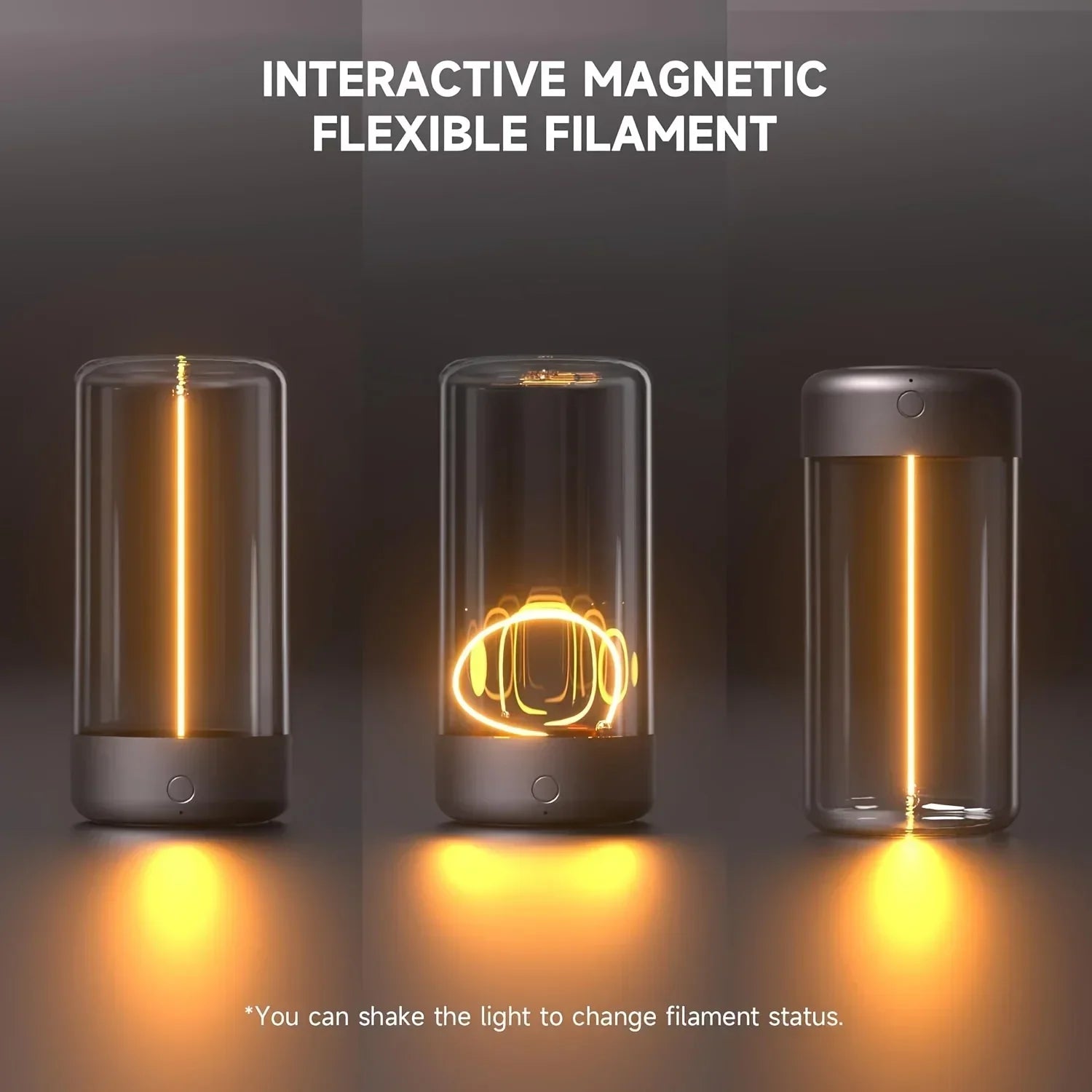 Portable Quantum Wire Ambient Magnetic Light with Type-C Charging and Eye Protection for Bedroom, Study, Camping, and Holiday Gifting