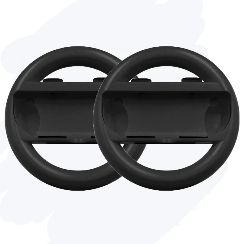 2-Pack Game Steering Wheel Controller Grip for Joy-Cons