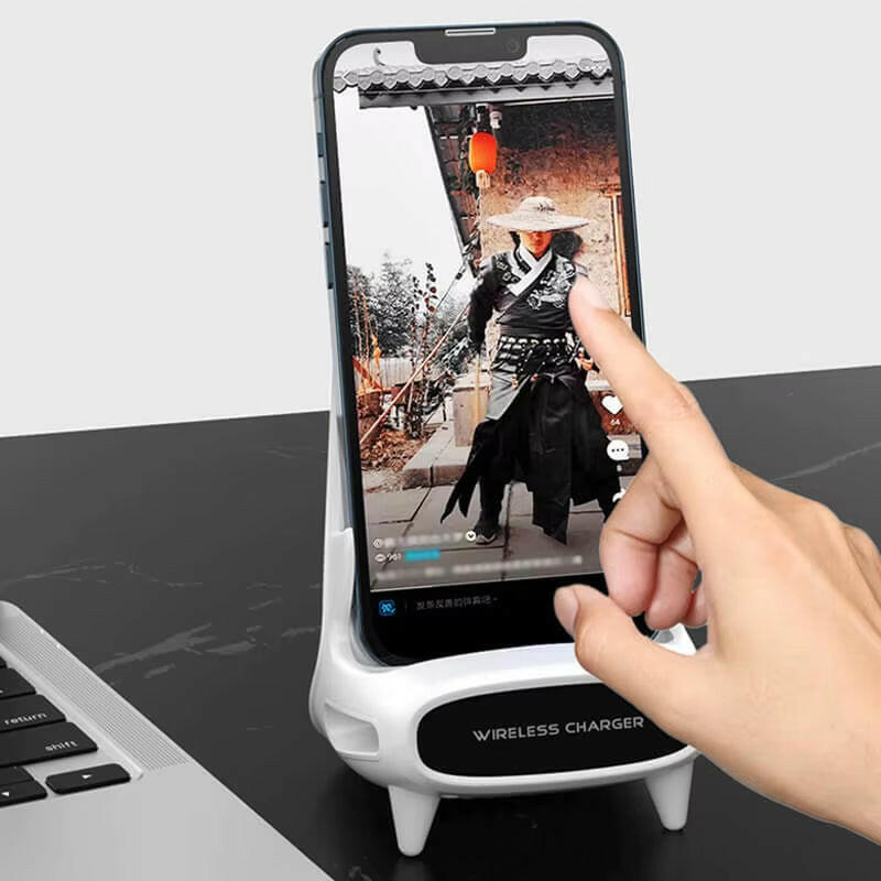 Mini Chair Wireless Fast Charger Multifunctional Phone Holder Charge Dock Station for Huawei Iphone 14 13 Charging Dropshipping.